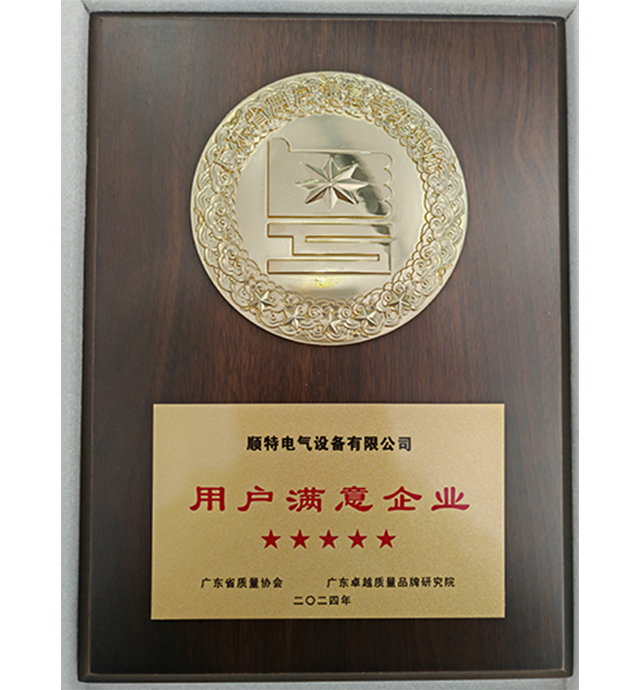 SUNTEN Awarded 2024 Guangdong 5-Star Customer Satisfaction Certificate
